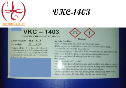 Chất ức chế ăn mòn và chống cáu cặn VKC-1403