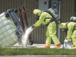 Vật tư hấp thụ và xử lý tràn đổ axit H2SO4