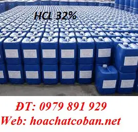 산업 화학 공정에서의 염산(HCl).